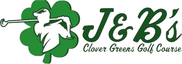 J & B Clover Greens Golf Course Logo